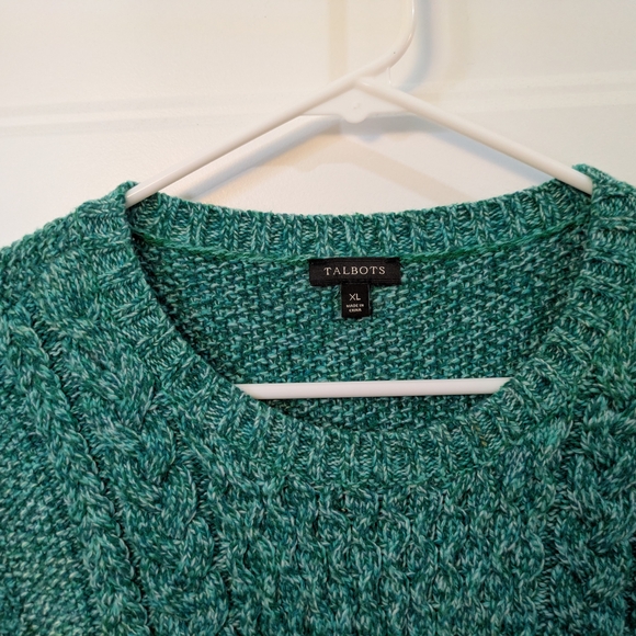 Talbot's Women's Green Sweater - Picture 2 of 11